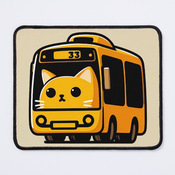 Item preview, Cat Bus designed and sold by Funny Vintage Stickers And T-Shirts.