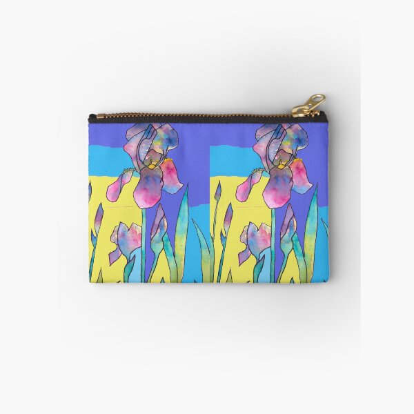 Item preview, Purple Rainbow Iris Watercolor Painting Abstract Art designed and sold by Sarah  Rajkotwala.