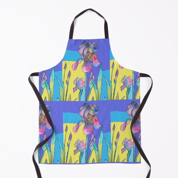 Item preview, Purple Rainbow Iris Watercolor Painting Abstract Art designed and sold by Sarah  Rajkotwala.
