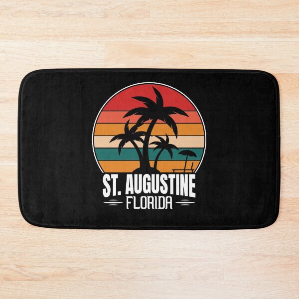 Item preview, St. Augustine Florida Sunset Palm Trees Beach Vintage T-shirt designed and sold by KGN  CREATIVITY.