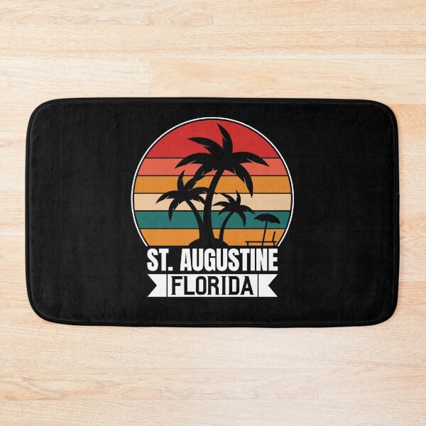 Item preview, St. Augustine Florida Sunset Palm Trees Beach Vintage T-shirt designed and sold by KGN  CREATIVITY.