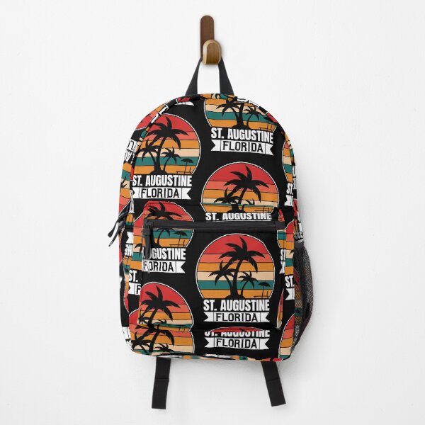 Item preview, St. Augustine Florida Sunset Palm Trees Beach Vintage T-shirt designed and sold by KGN  CREATIVITY.