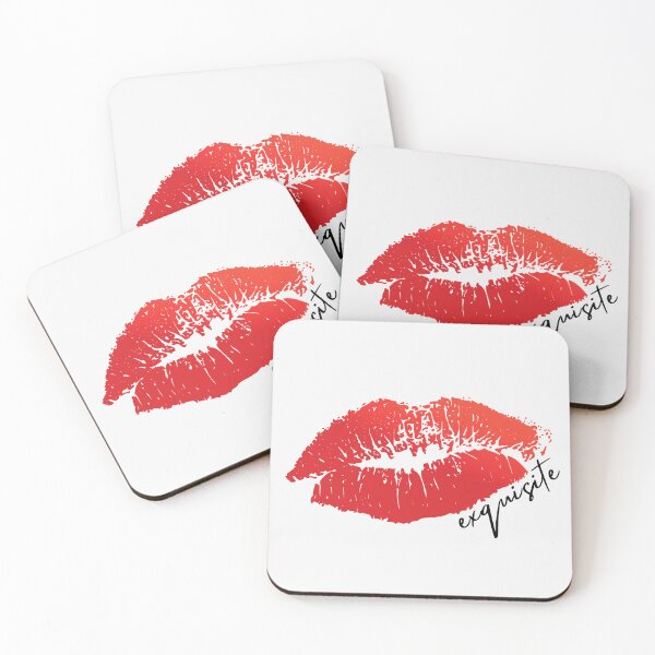 Item preview, Exquisite Kiss Red Lips designed and sold by QuirkySpark.
