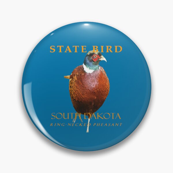 Item preview, South Dakota Territory Bird The Ring-Necked Pheasant designed and sold by taiche.