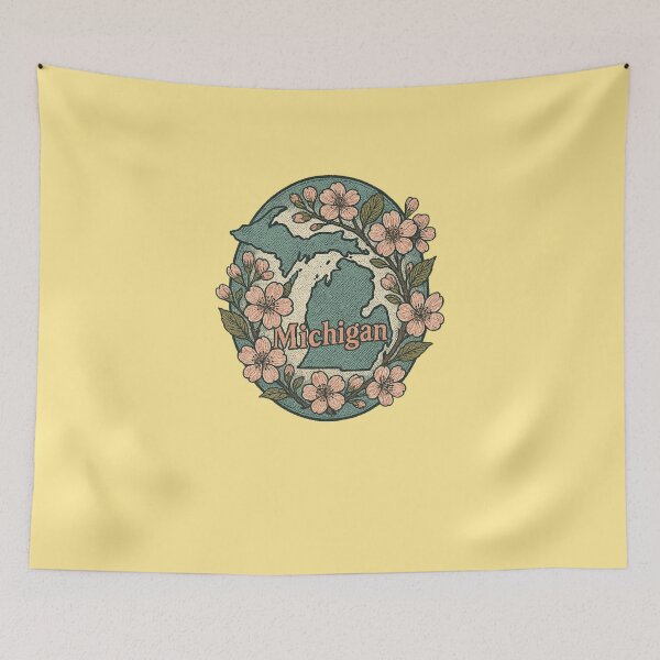 Item preview, Michigan Cherry Blossoms designed and sold by FrictionMaxxing.