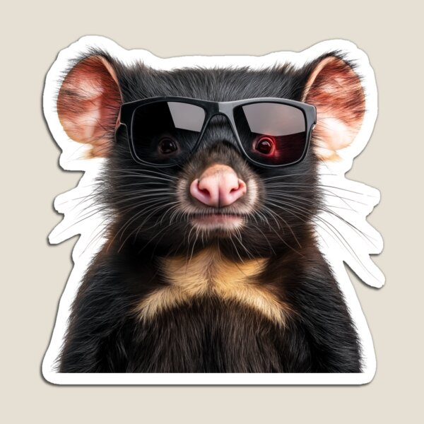 Item preview, Funny cool Tasmanian devil wearing sunglasses designed and sold by LazyOwlStore.