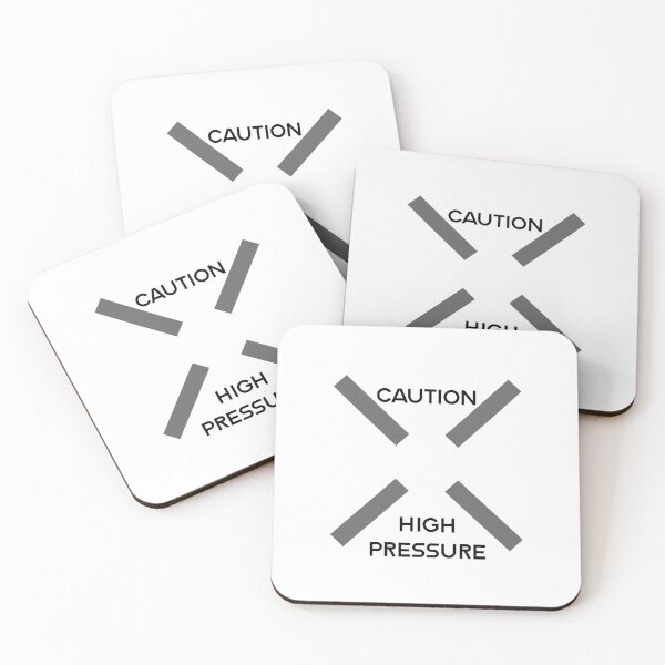Item preview, Caution High Pressure designed and sold by Mecha-Hexx-Punk.
