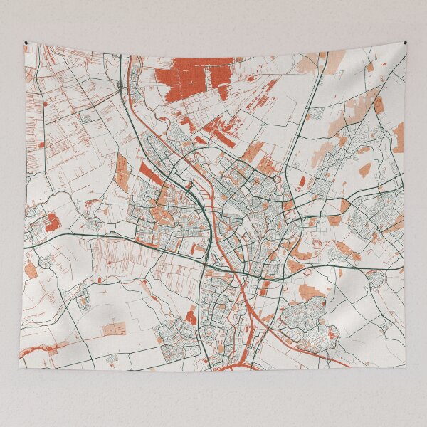 Item preview, Utrecht City Map of Netherlands - Bohemian designed and sold by deMAP.