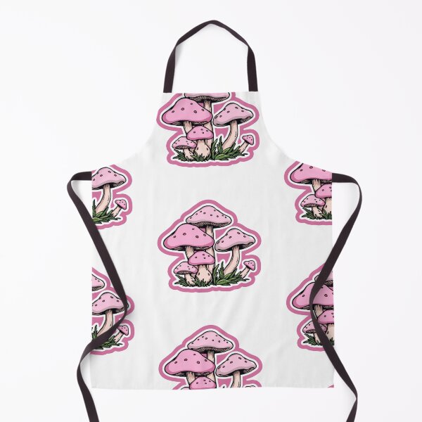 Item preview, Pastel Pink Mushroom Forest Sticker designed and sold by TSig689.
