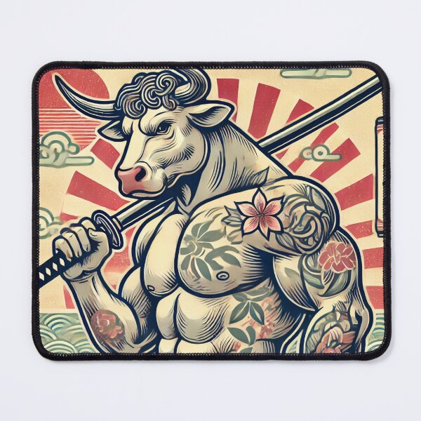 Item preview, Ushi Oyabun - Ox Zodiac (Showa Era Style) designed and sold by Wearablestore.