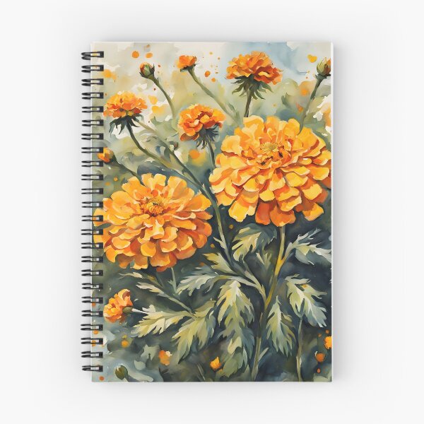 Item preview, Marigold Flower Art Lover Gift designed and sold by Wiss2Arts.