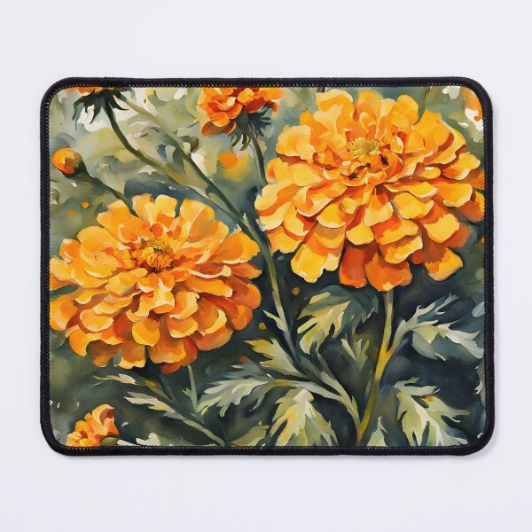 Item preview, Marigold Flower Art Lover Gift designed and sold by Wiss2Arts.