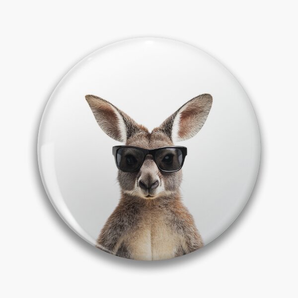 Item preview, Funny cool Wallaby wearing sunglasses designed and sold by LazyOwlStore.