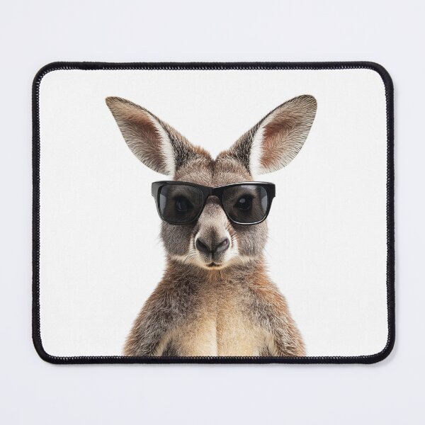 Item preview, Funny cool Wallaby wearing sunglasses designed and sold by LazyOwlStore.