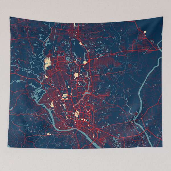 Item preview, Dhaka City Map of Bangladesh - Hope designed and sold by deMAP.