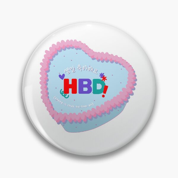Item preview, Korean Hangeul " Happy Birthday " - Happy Birthday Korean Language Congratulations designed and sold by Kdramasaddict.