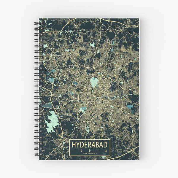 Item preview, Hyderabad City Map of Telangana, India - Summer designed and sold by deMAP.