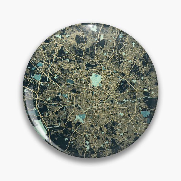 Item preview, Hyderabad City Map of Telangana, India - Summer designed and sold by deMAP.
