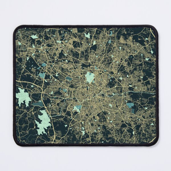 Item preview, Hyderabad City Map of Telangana, India - Summer designed and sold by deMAP.