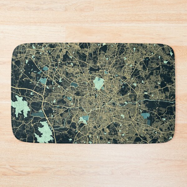 Item preview, Hyderabad City Map of Telangana, India - Summer designed and sold by deMAP.