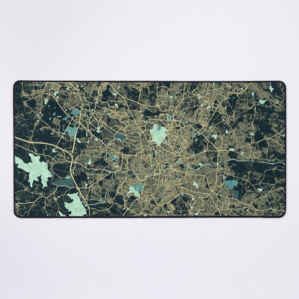 Item preview, Hyderabad City Map of Telangana, India - Summer designed and sold by deMAP.
