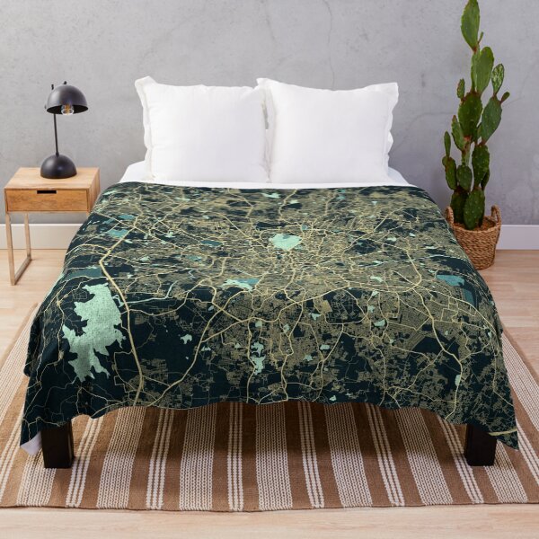 Item preview, Hyderabad City Map of Telangana, India - Summer designed and sold by deMAP.