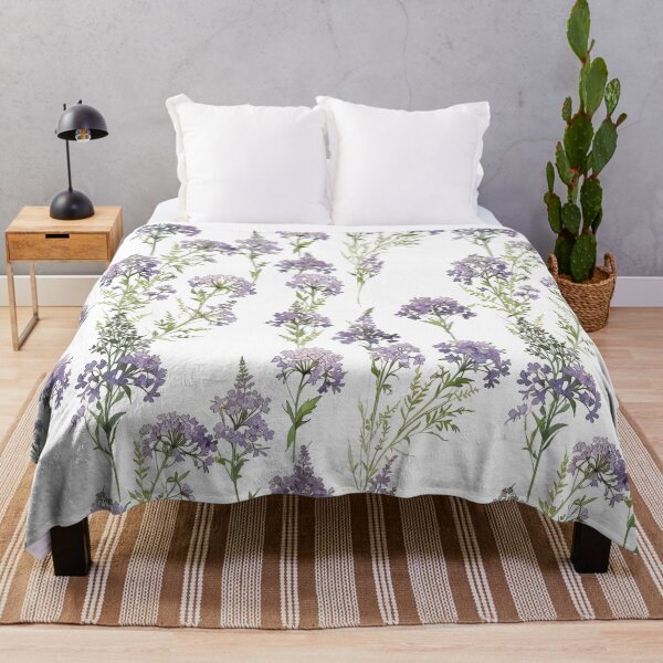 Item preview, Tall Verbena, purple flowers pattern designed and sold by CoolPixels.
