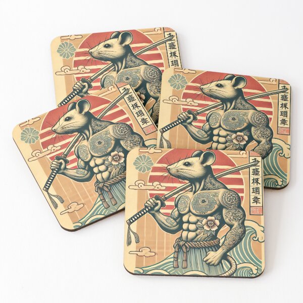 Item preview, Nezumi Oyabun – Rat Zodiac (Showa Era Style) designed and sold by Wearablestore.