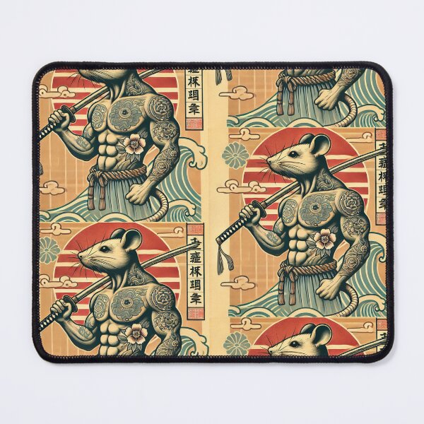 Item preview, Nezumi Oyabun – Rat Zodiac (Showa Era Style) designed and sold by Wearablestore.