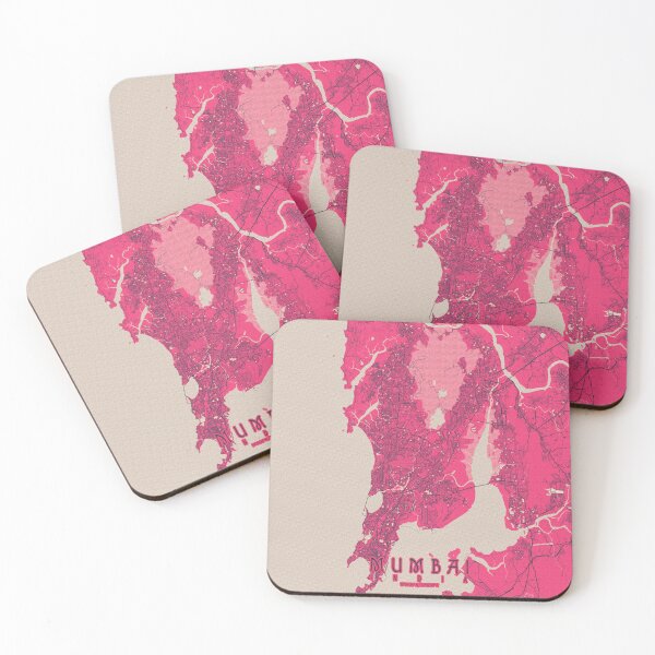 Item preview, Mumbai City Map of India - Blossom designed and sold by deMAP.