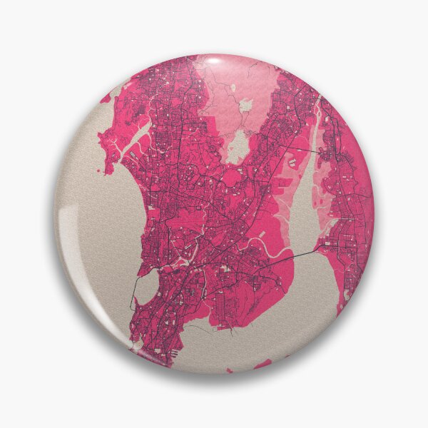 Item preview, Mumbai City Map of India - Blossom designed and sold by deMAP.