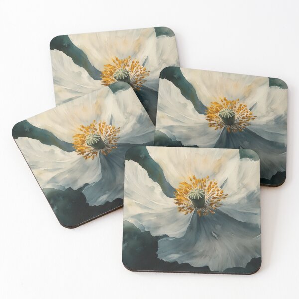 Item preview, White Oriental Poppy Macro designed and sold by laurashawart.