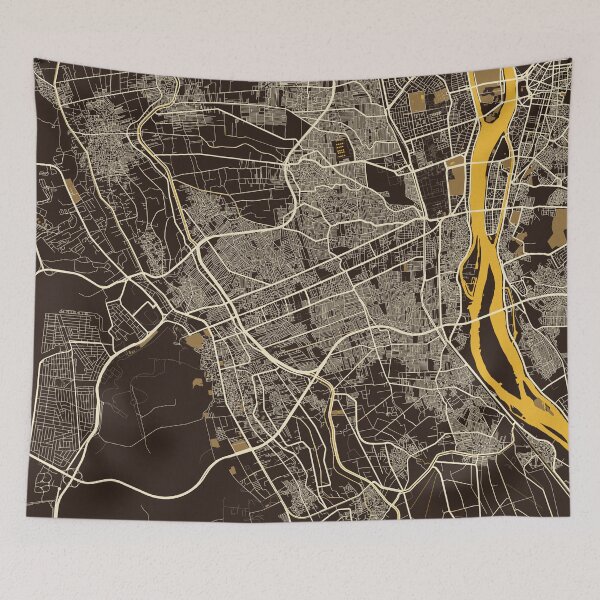 Item preview, Giza City Map of Egypt - Pastel designed and sold by deMAP.
