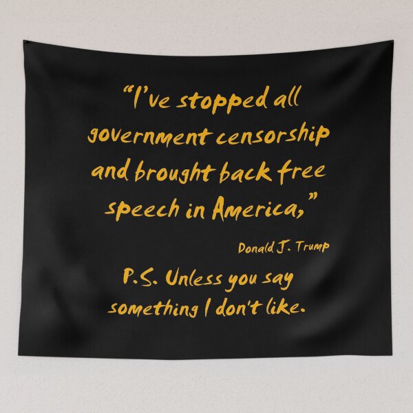 Item preview, Free Speech designed and sold by beerman70.