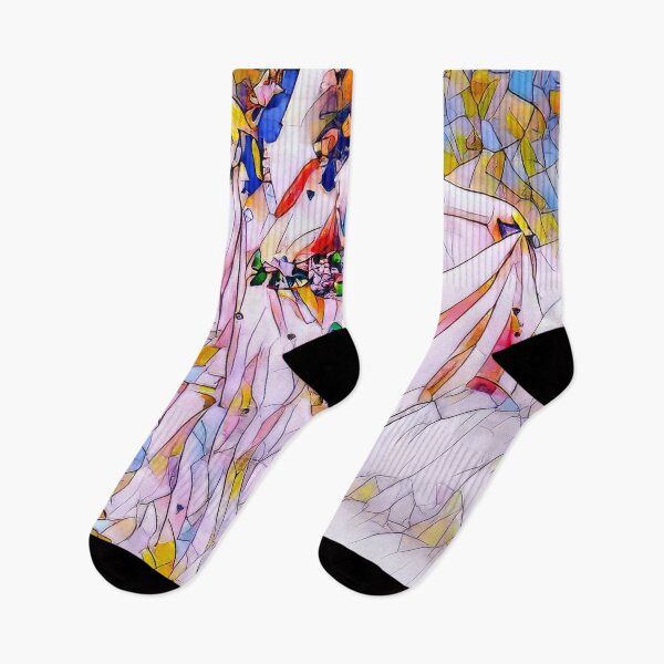 Item preview, Stained Glass Dancer in Flowing Dress designed and sold by CASturgill.