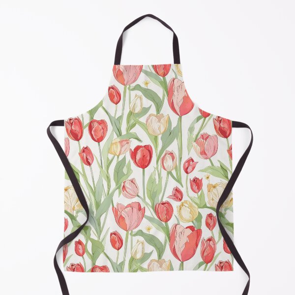 Item preview, Classic Tulip design, red, pink, yellow flowers designed and sold by CoolPixels.