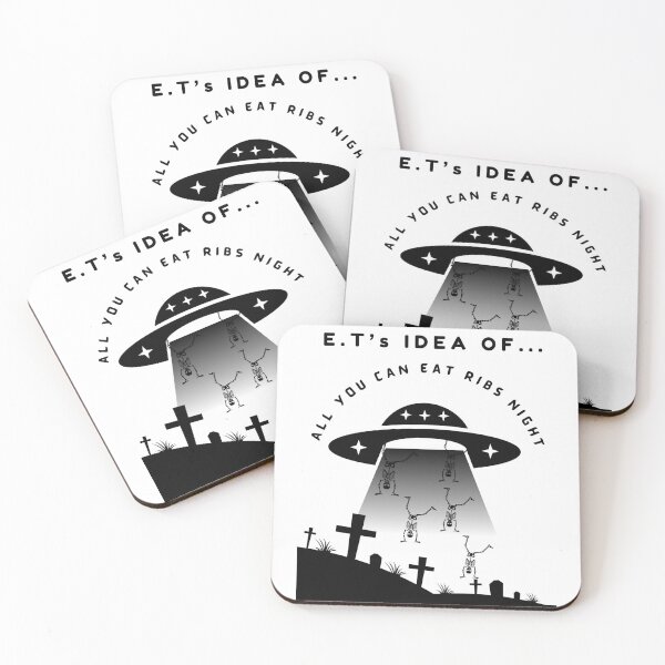 Item preview, E,T's IDEA OF ALL YOU CAN EAT RIBS NIGHT OUT designed and sold by PhraseCreatives.