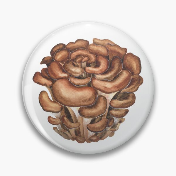 Item preview, Watercolor Maitake mushroom designed and sold by Ekaterina Glazkova.
