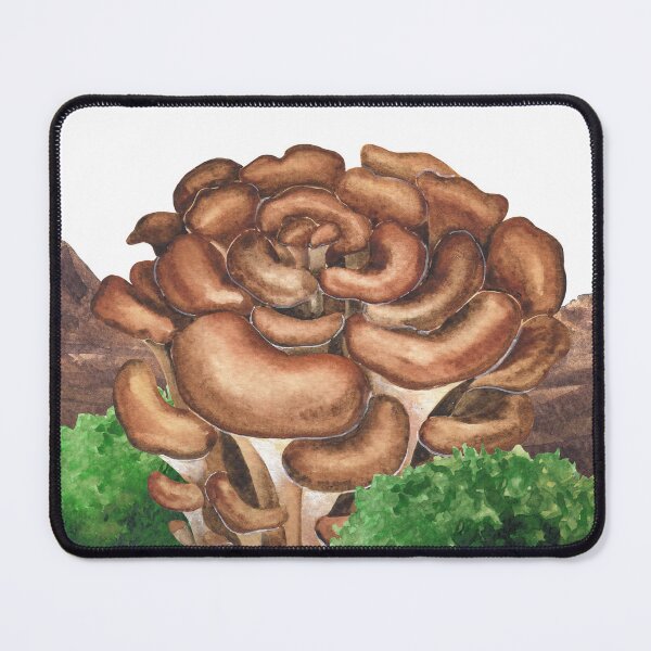 Item preview, Watercolor Maitake mushroom designed and sold by Ekaterina Glazkova.