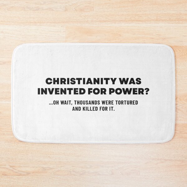 Item preview, Christianity Was for Power? Explain the Martyrs – Apologetics Tee designed and sold by CMTees.