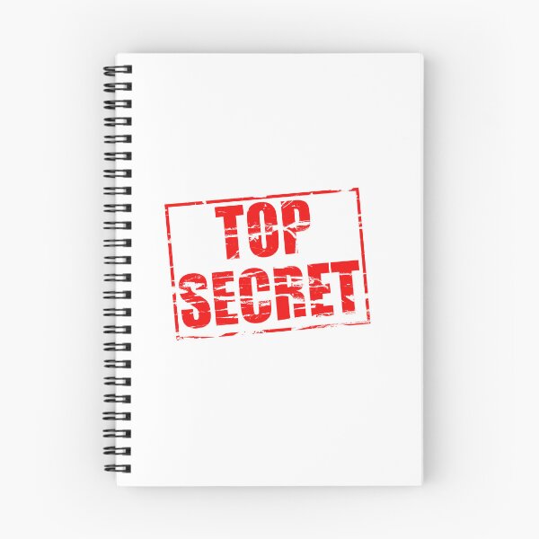 Item preview, red rubber stamp effect “Top Secret”.  designed and sold by funkyworm.