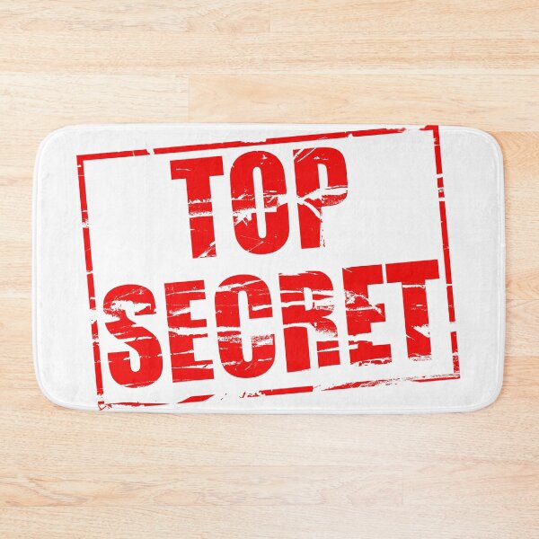 Item preview, red rubber stamp effect “Top Secret”.  designed and sold by funkyworm.