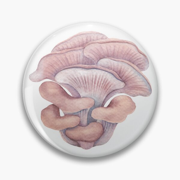 Item preview, Watercolor Oyster mushroom designed and sold by Ekaterina Glazkova.