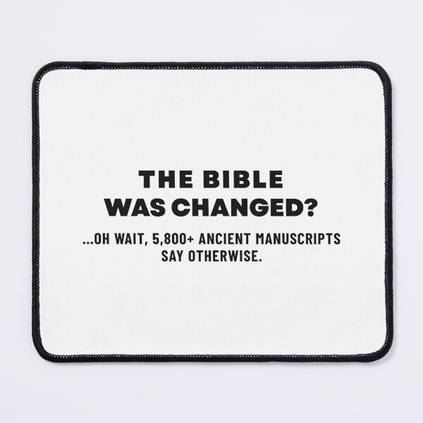 Item preview, The Bible Was Changed? History Says Otherwise – Apologetics Tee designed and sold by CMTees.