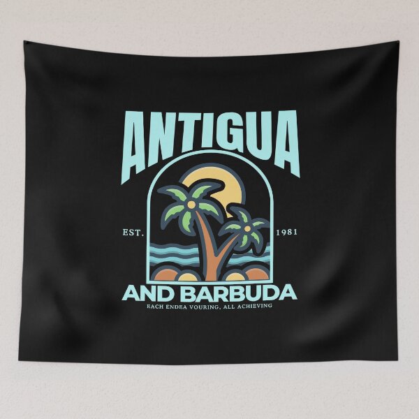 Item preview, Antigua and Barbuda landscape designed and sold by Peerless-Prime.