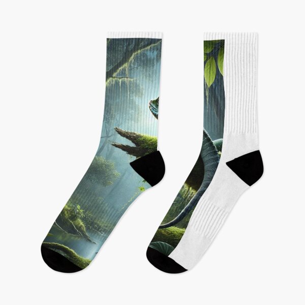 Item preview, Asian Water Dragon at Night Resting above the Stream designed and sold by NocturnalNook.