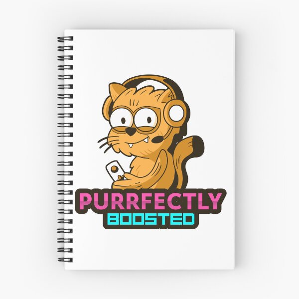 Aperçu de l'œuvre Purrfectly Boosted – Ambiance Gaming Discord Kitten créée et vendue par Memorph.