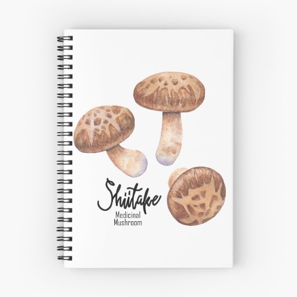 Item preview, Watercolor Shiitake mushrooms designed and sold by Ekaterina Glazkova.