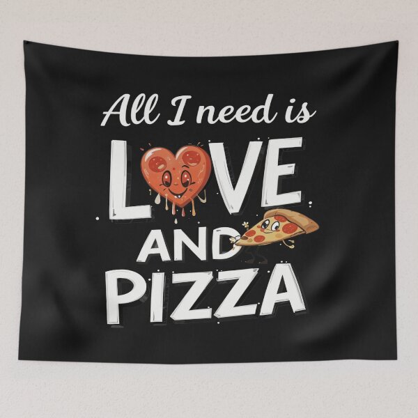 Item preview, Love and Pizza - A Match Made in Heaven designed and sold by latelierdechris.