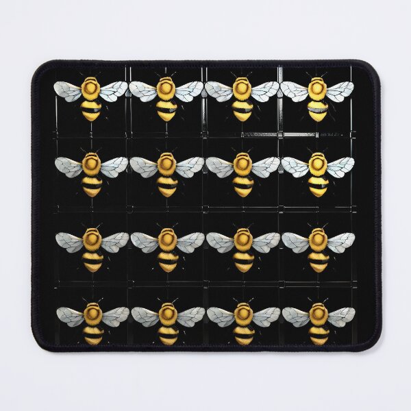 Item preview, Busy busy little bee - a vibrant bee stained glass pattern  designed and sold by PrettyDecor.